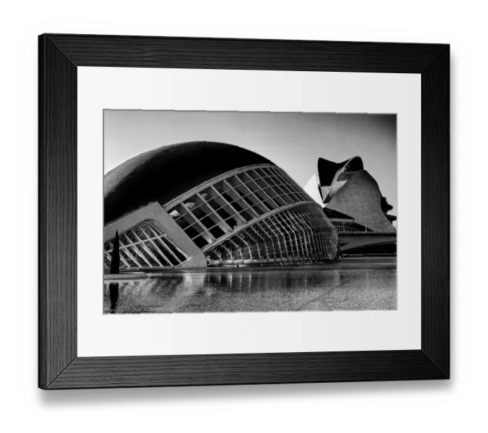 Framed Print : Ciutat de les Arts i les Ciencies
