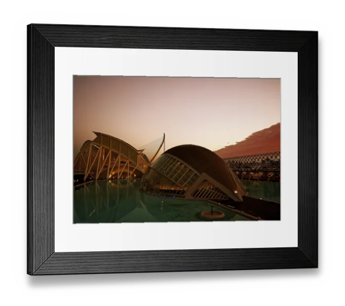 Framed Print : Ciutat de les Arts i les Ciencies
