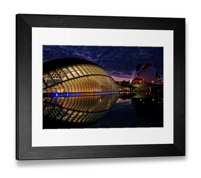 Framed Print : Ciutat de les Arts i les Ciencies