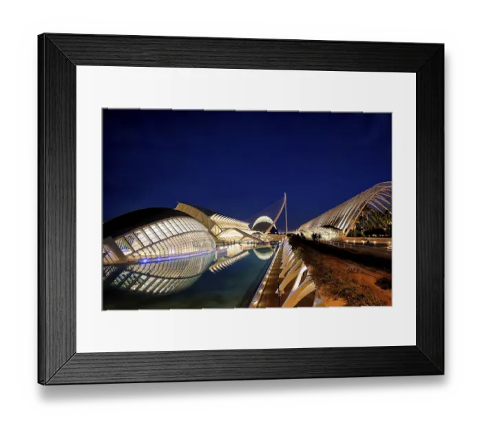 Framed Print : Ciutat de les Arts i les Ciencies