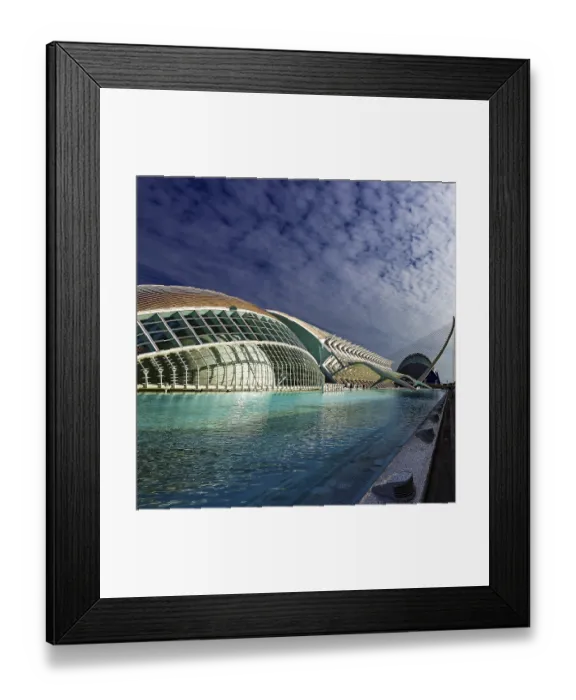 Framed Print : Ciutat de les Arts i les Ciencies