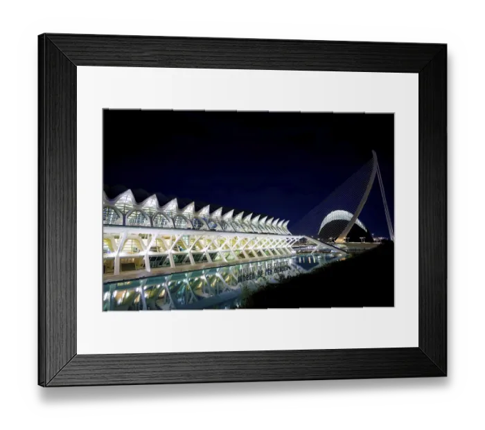 Framed Print : Ciutat de les Arts i les Ciencies
