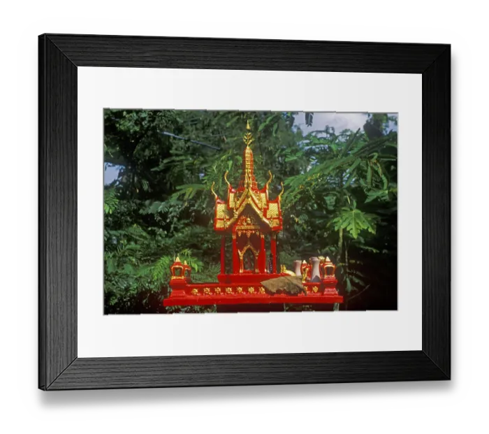 Framed Print : Haunted house, Krabi, Thailand