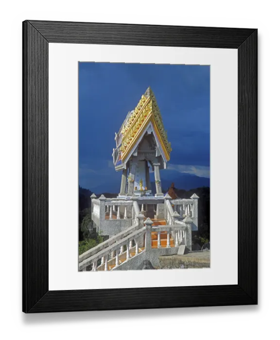 Framed Print : Monk in the monastery of Wat Tam Sua Framed Print : Monk in the monastery of Wat Tam Sua