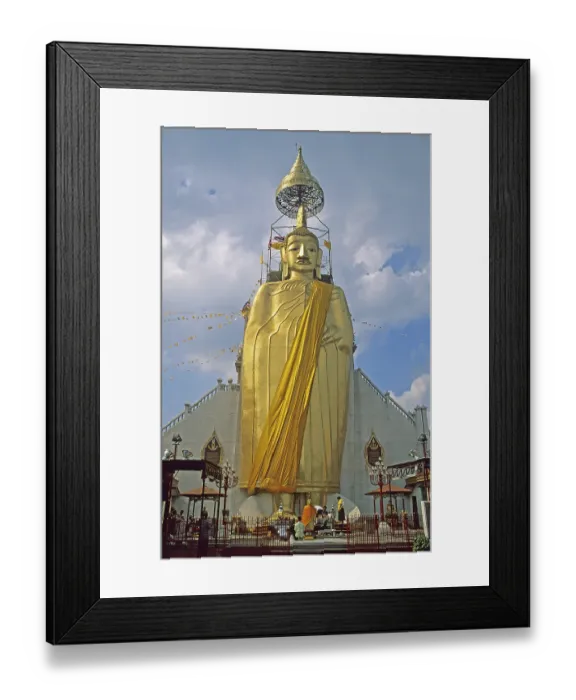 Framed Print : Standing Buddha at Wat Indrawihan Framed Print : Standing Buddha at Wat Indrawihan