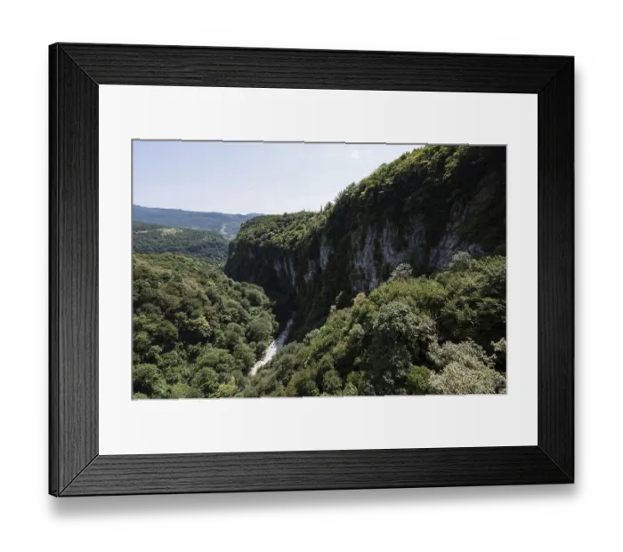 Framed Print : Okatse canyon in Imereti region, Georgia