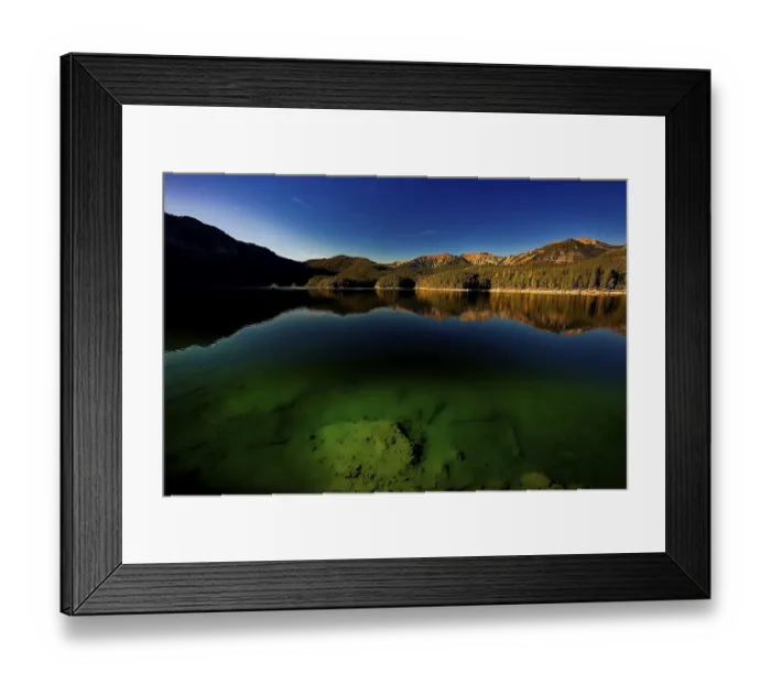 Framed Print : Eibsee lake, Wetterstein Mountains Framed Print : Eibsee lake, Wetterstein Mountains