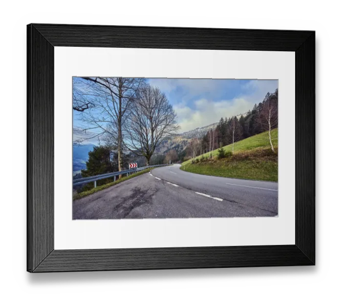 Framed Print : Simonswaldertal Dreitalerblick