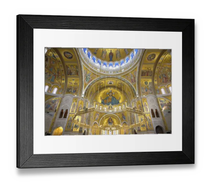 Framed Print : Church of Saint Sava or Temple of Saint Sava orthodox church