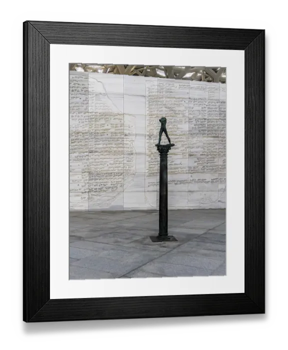 Framed Print : Interior design in Louvre Abu Dhabi