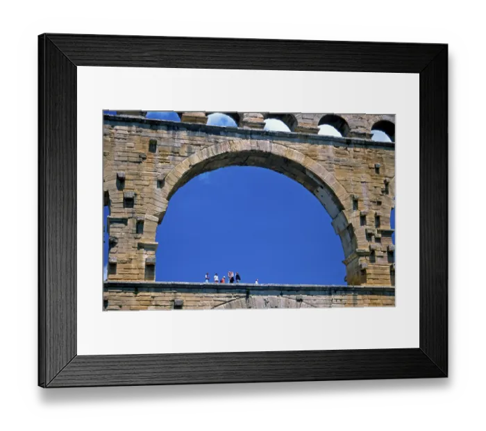 Framed Print : Pont du Gard near Avignon, southern France