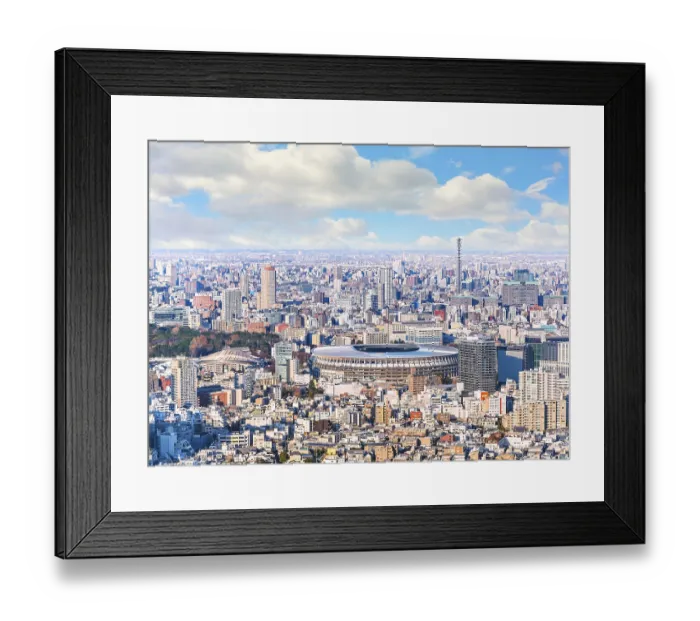 Framed Print : Tokyo, japan - jan 21 2024