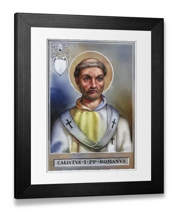 Framed Print : Calixtus I, also Callist I, Calixtus I