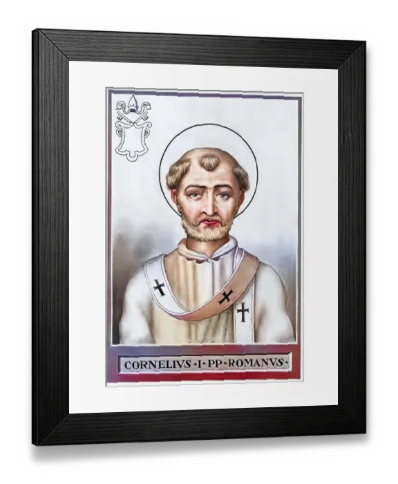 Framed Print : Cornelius (died June 253 in Centumcellae) Framed Print : Cornelius (died June 253 in Centumcellae)