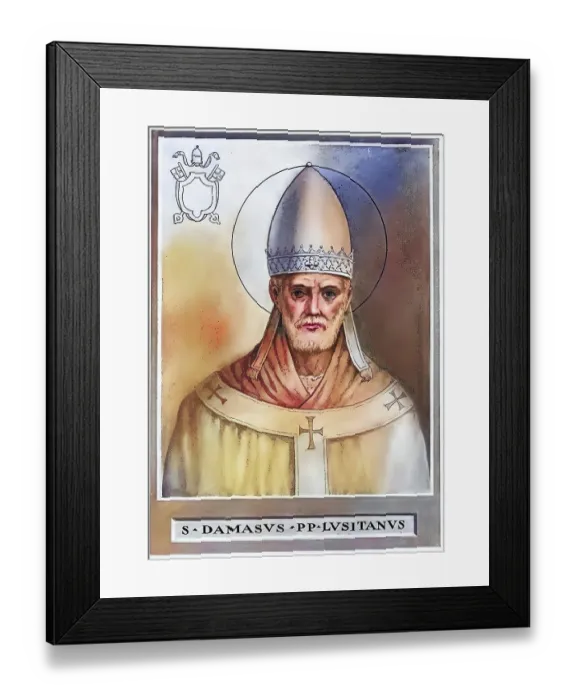 Framed Print : Damasus I (also Damasius I, the Diamond) Framed Print : Damasus I (also Damasius I, the Diamond)