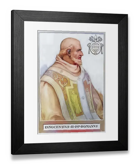 Framed Print : Innocent II, formerly Gregorio Papareschi di Guidoni