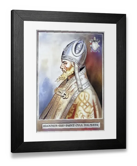 Framed Print : John IV (born 6th or 7th century) Framed Print : John IV (born 6th or 7th century)