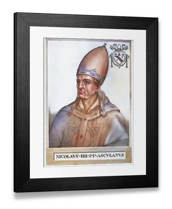 Framed Print : Nicholas IV (Latin: Nicolaus IV) Framed Print : Nicholas IV (Latin: Nicolaus IV)
