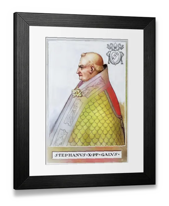 Framed Print : Stephen IX (X), previously Frederick of Montecassino OSB Framed Print : Stephen IX (X), previously Frederick of Montecassino OSB
