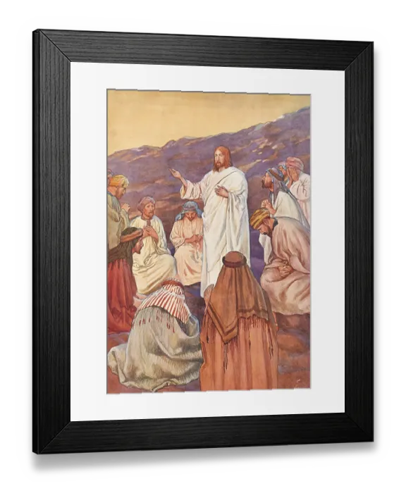 Framed Print : Scene from the biblical story, The Mission Framed Print : Scene from the biblical story, The Mission