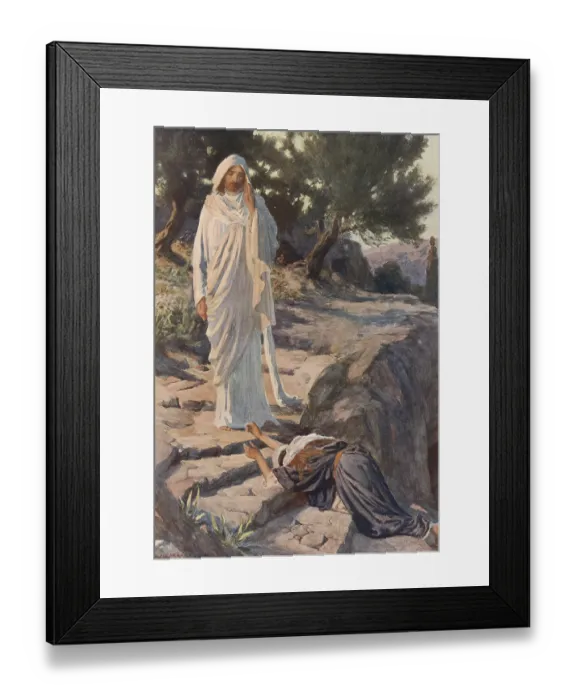Framed Print : Scene from the biblical story Framed Print : Scene from the biblical story