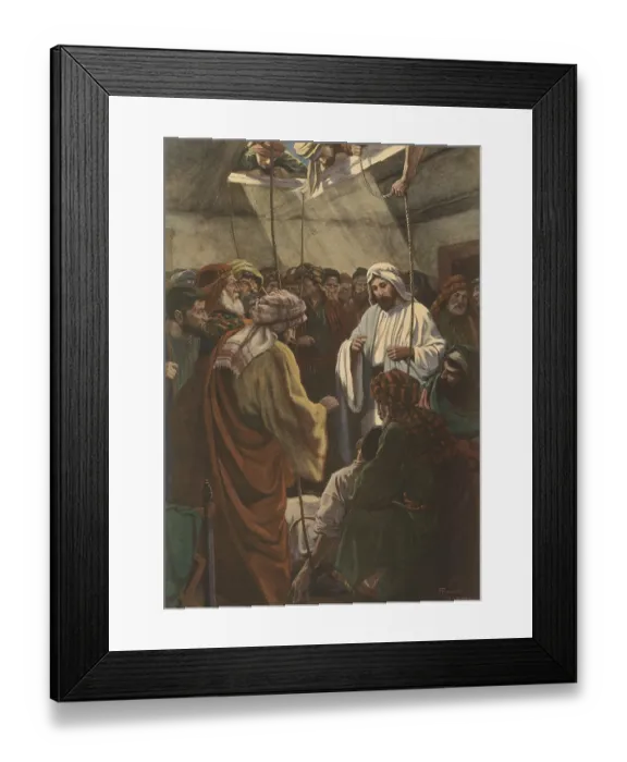 Framed Print : Scene from the biblical story, In the Bible