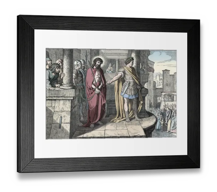 Framed Print : Scene from the biblical story