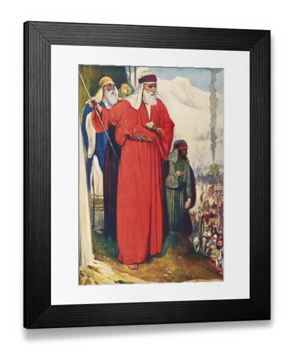 Framed Print : Scene from the biblical story Framed Print : Scene from the biblical story