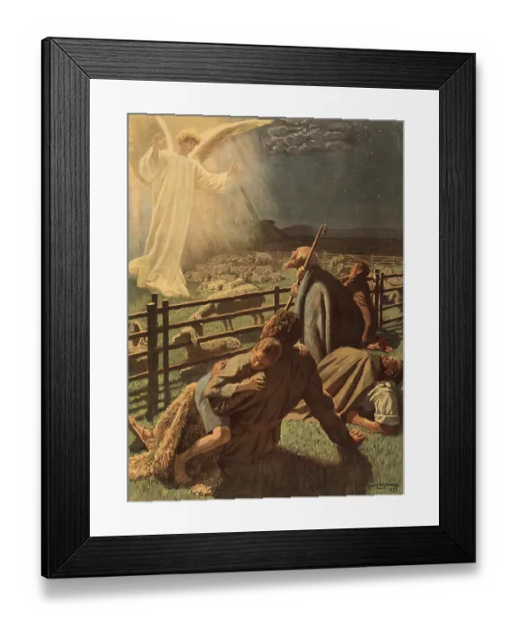 Framed Print : Scene from the biblical story Framed Print : Scene from the biblical story
