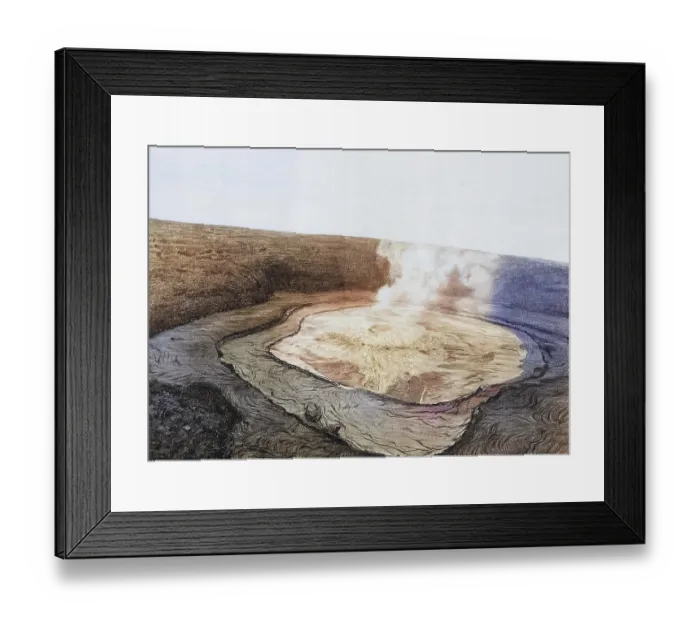Framed Print : Lake of Fire, in Hawaii, Halemaʻumaʻu crater in the Kilauea volcano on Big Island Framed Print : Lake of Fire, in Hawaii, Halemaʻumaʻu crater in the Kilauea volcano on Big Island