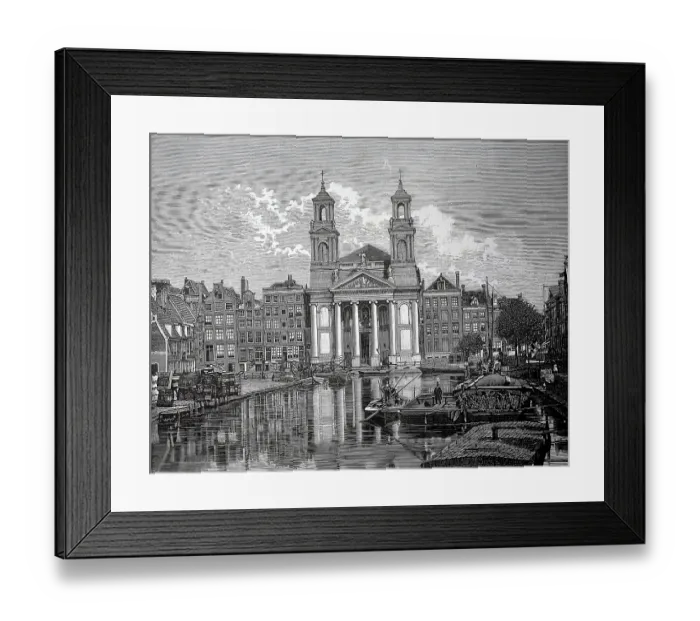 Framed Print : The church of Saint Anthony of Padua in Amsterdam