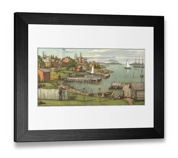 Framed Print : Inner archipelago of Aland Framed Print : Inner archipelago of Aland