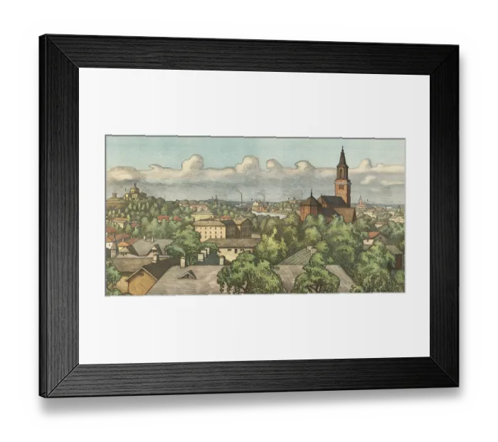 Framed Print : Turku is a city on the southwest coast of Finland