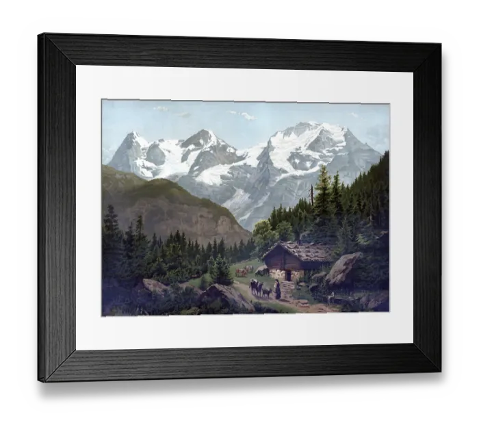 Framed Print : Eiger, Monch and Jungfrau Framed Print : Eiger, Monch and Jungfrau