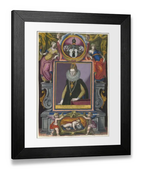 Framed Print : Members of the famous Augsburg Fugger family
