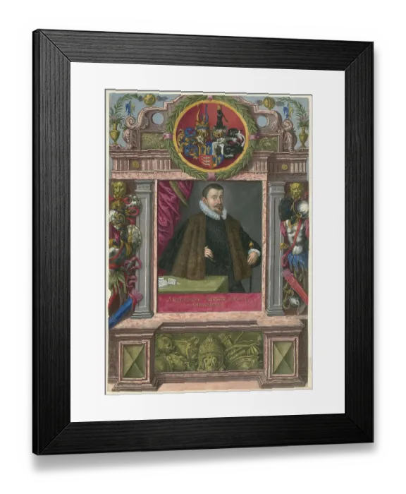 Framed Print : Members of the famous Augsburg Fugger family