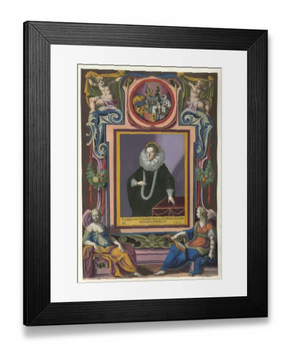 Framed Print : Members of the famous Augsburg Fugger family