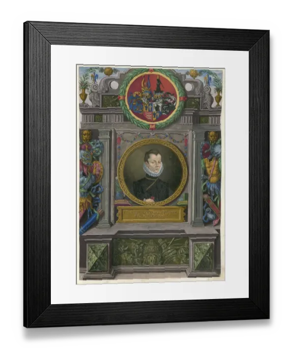 Framed Print : Members of the famous Augsburg Fugger family