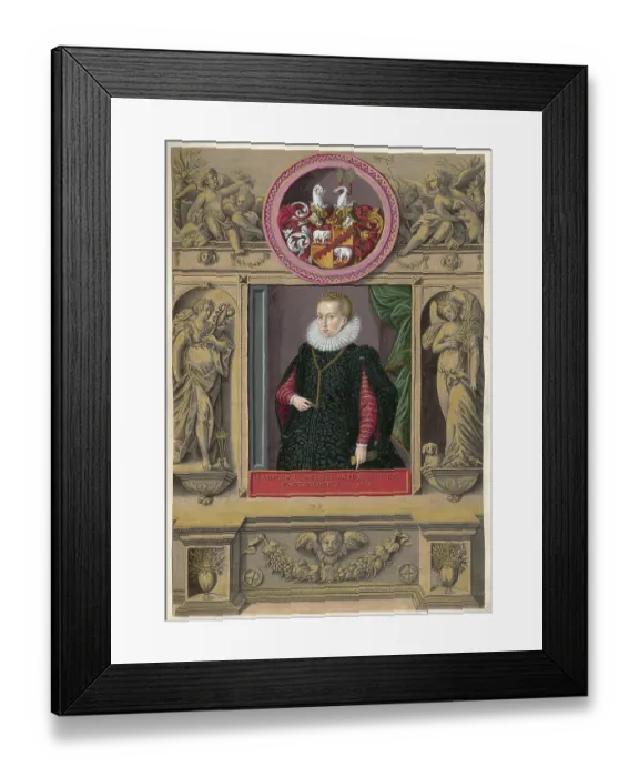 Framed Print : Members of the famous Augsburg Fugger family
