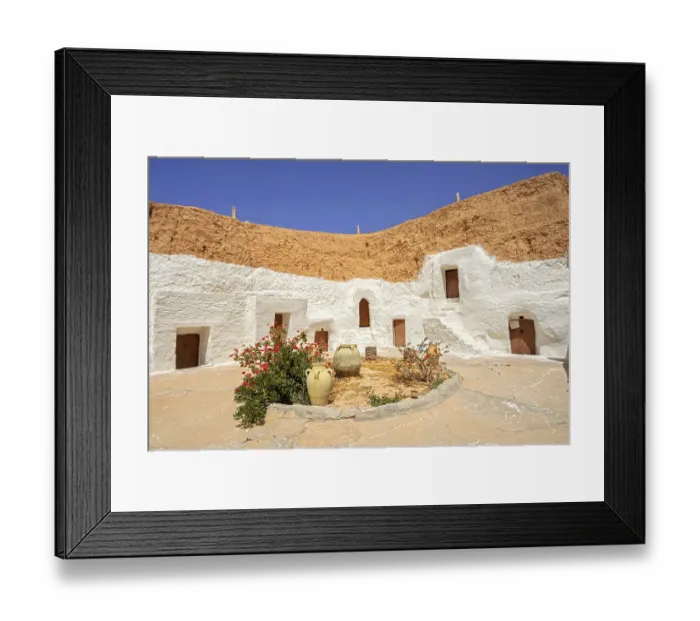 Framed Print : Traditional Rock Houses in Matmata Framed Print : Traditional Rock Houses in Matmata