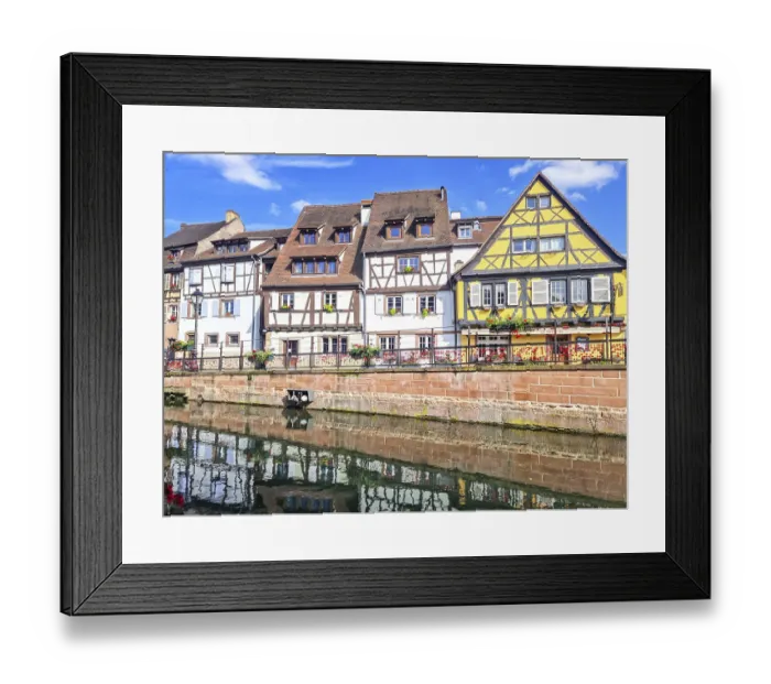 Framed Print : Beautiful Traditional Houses in Colmar Framed Print : Beautiful Traditional Houses in Colmar