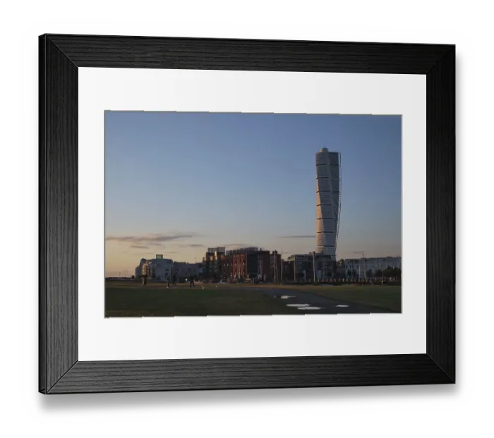Framed Print : Turning Torso skyscraper, Malmo