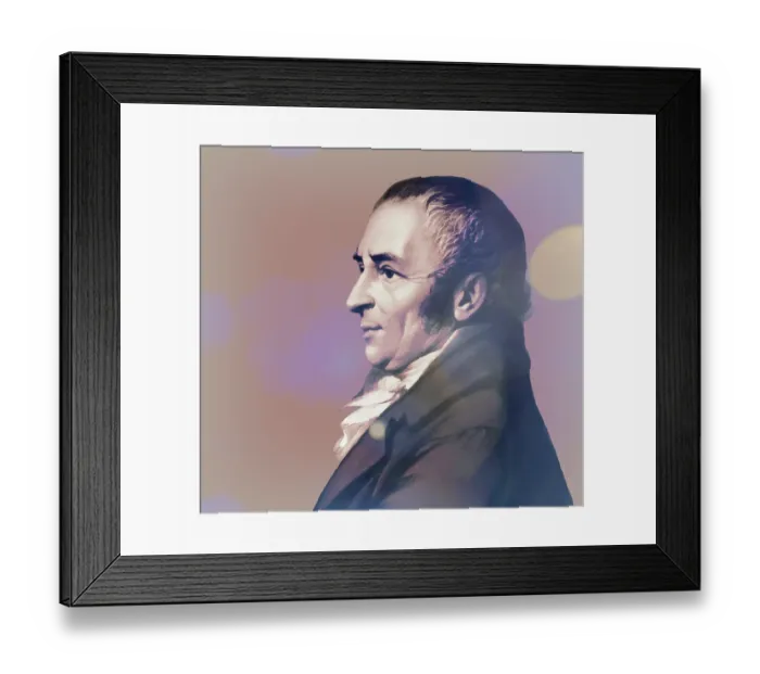 Framed Print : Johann Peter Hebel, 1760 - 1826 Framed Print : Johann Peter Hebel, 1760 - 1826