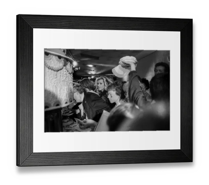 Framed Print : Germany, Berlin, 03.10.1992, cake cutting Framed Print : Germany, Berlin, 03.10.1992, cake cutting