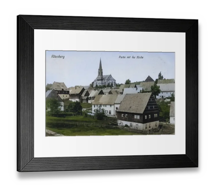 Framed Print : Altenberg in the Ore Mountains