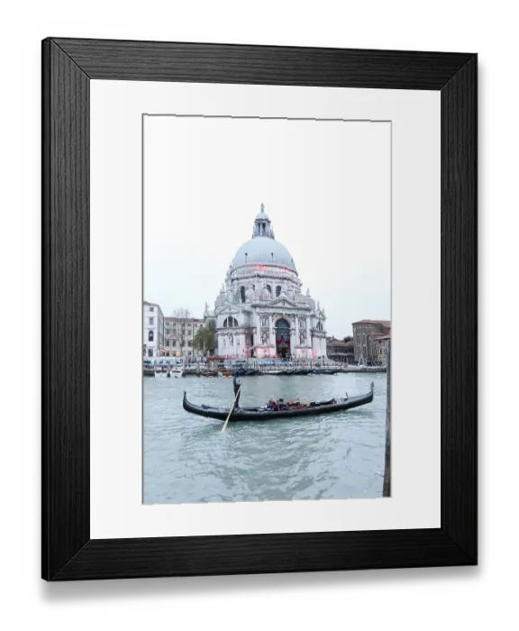 Framed Print : The Basilica di Santa Maria della Salute on the Grand Canal