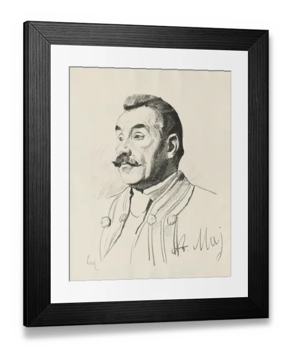 Framed Print : Andrzej Maj (born 20 November 1869)