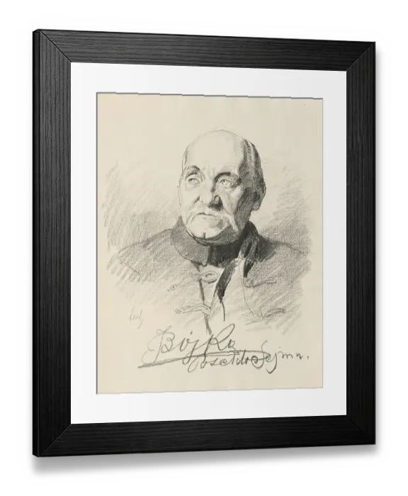 Framed Print : Jakub Bojko (b. 7 July 1857, d) Framed Print : Jakub Bojko (b. 7 July 1857, d)