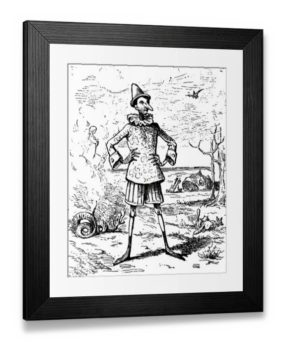Framed Print : Front cover of the first edition 1883 by Enrico Mazzanti Framed Print : Front cover of the first edition 1883 by Enrico Mazzanti