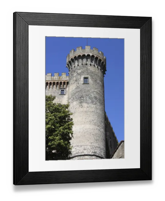 Framed Print : The bastion of Odescalchi Castle in Bracciano